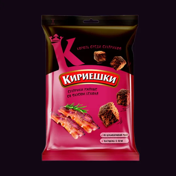 Кириешки со вкусом бекона 100г Кириешки со вкусом бекона 100г